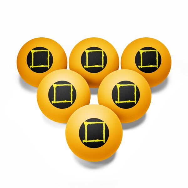 Ping Pong Balls White or Orange, 6 pcs