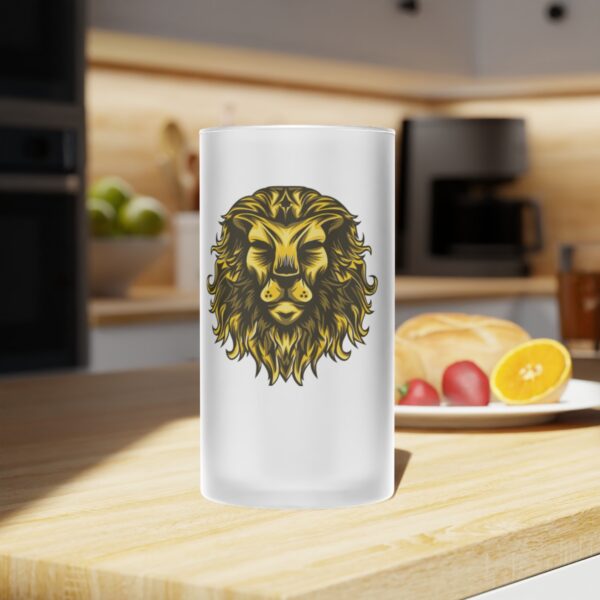 Frosted Glass Beer Mug 16oz