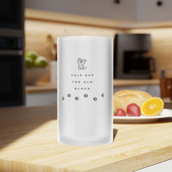 Frosted Glass Beer Mug 160z